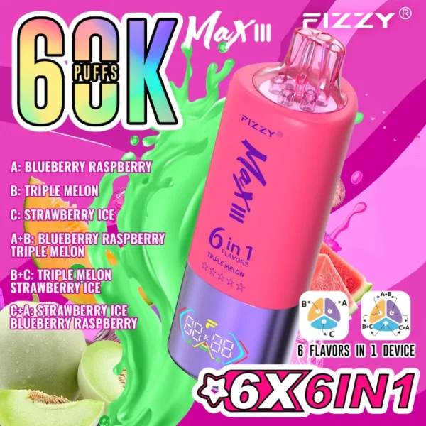 fizzy-max-60000-puff_Blueberry-raspberry-and-Triple-melon-and-Strawberry-ice_mugovape
